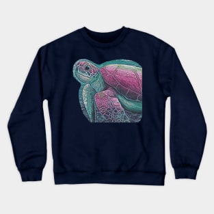 Sea turtle artwork Crewneck Sweatshirt